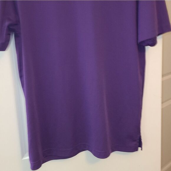 Pro Tour Purple Vintage Inspired Golf Polo Shirt - Picture 8 of 10